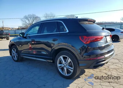 2020 Audi Q3 Prestige S-Line z USA, uszkodzony, nr VIN WA1FECF34L1000798